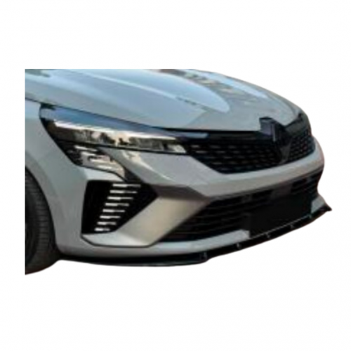 Renault Clio 5.5 2024+ Sonrası Ön Lip (Plastik) (Piano Black Boyalı)