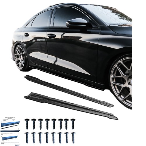 AUDI A3 8Y ( Sedan/Sportback ) 2020-2024 Marşpiyel Altı Lip (2 Pcs)
