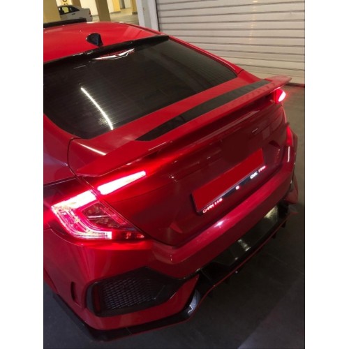 CIVIC FC5 2016-2020 IÇIN UYUMLU SPOILER SI MODEL REFLEKTORLU (KIRLANGIC)  (BOYASIZ)