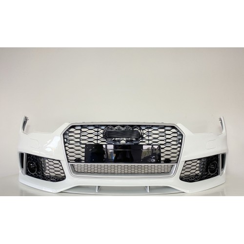 A7 2015-2017 IÇIN UYUMLU RS7 ÖN TAMPON PANJUR SETI - (KROM ÇERÇEVE)