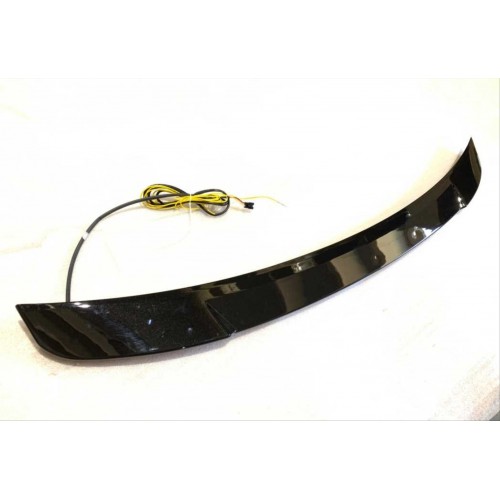 A3 2013-2019 SEDAN IÇIN UYUMLU LED SPOILER  PIANO BLACK (PARLAK SIYAH)