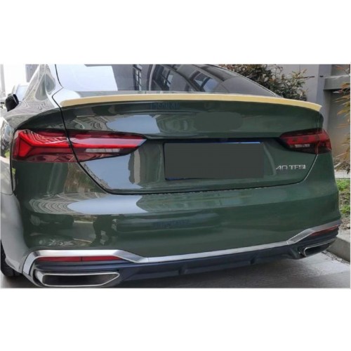 A5 2017+ SPORTBACK/COUPE IÇIN UYUMLU SPOILER - PIANO BLACK (PARLAK SIYAH)