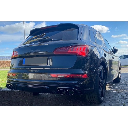 Q5 2018+ IÇIN UYUMLU SQ5 DİFÜZÖR & SİYAH EGZOZ SETİ (S LINE VE SQ5 UYUMLU)