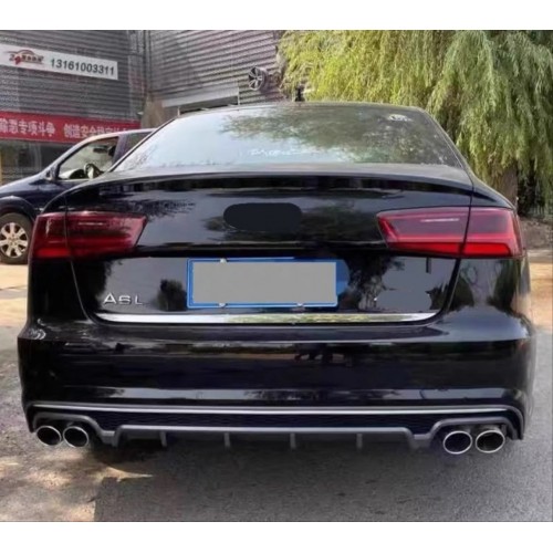 A6 2015-2018 IÇIN UYUMLU S6 GORUNUM  DIFUZOR - (NORMAL TAMPON IÇIN)