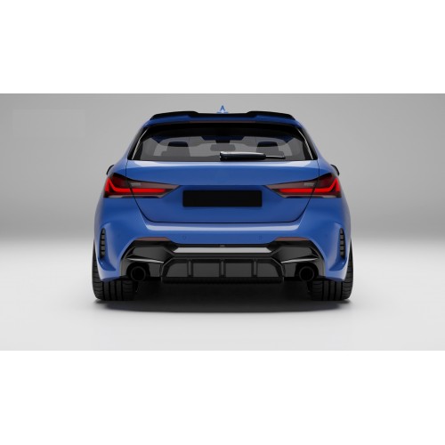 F40 1 SERİSİ İÇİN  1.35 GÖRÜNÜM DİFÜZÖR (PARLAK SİYAH)