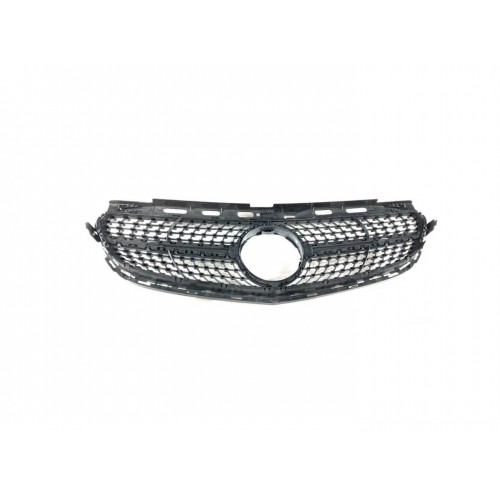 FOR MERCEDES W212 2013-2015 E SERIES DIAMOND FRONT GRILLE (FACELIFT)