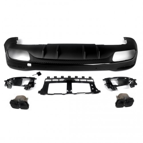 GLE 2019+ İÇİN GLE63 DIFUZOR VE EGZOZ SETİ (SİYAH)(AMG İÇİN)