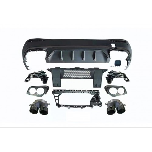 GLC X254 2023+ İÇİN GLC43 DİFÜZÖR VE SİYAH EGZOZ SETİ