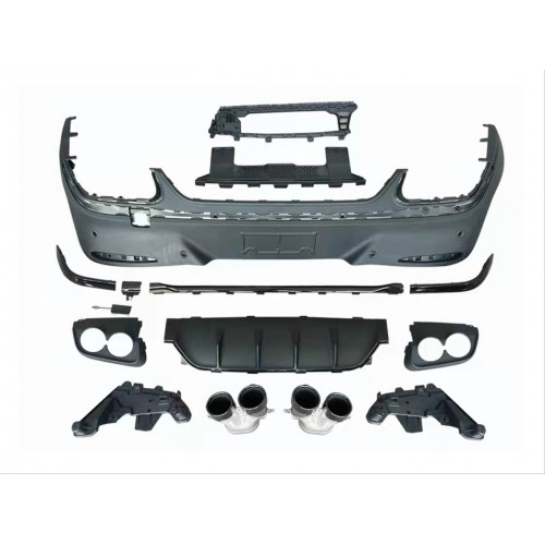 GLC X254 '' COUPE ''2023+ İÇİN GLC43 DİFÜZÖR VE SİYAH EGZOZ SETİ