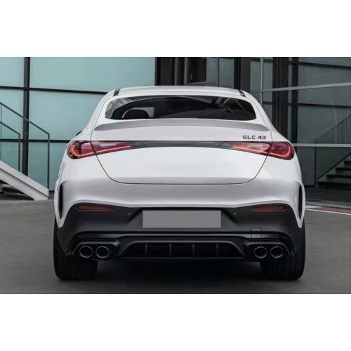 GLC X254 '' COUPE ''2023+ İÇİN GLC43 DİFÜZÖR VE SİYAH EGZOZ SETİ