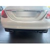 W205 C SERISI IÇIN SILVER DIFUZOR & EGZOZ SETI (NORMAL SEDAN) - SILVER EGZOZ ILE