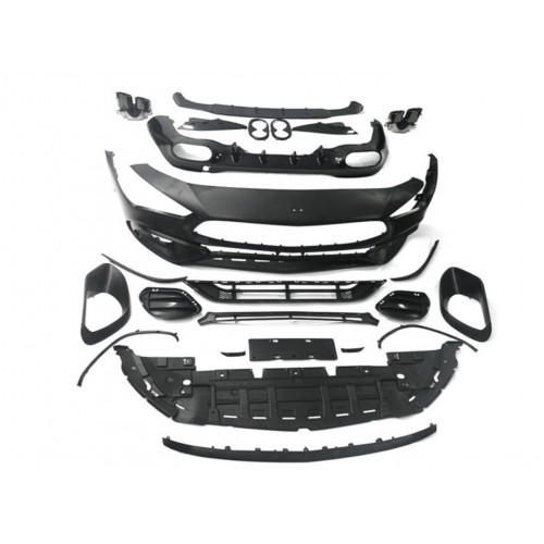 W118 CLA IÇIN UYUMLU CLA 45 GÖRÜNÜM FULL BODY KIT (ÖN TAMPON , PANJUR,DIFÜZÖR,EGZOZ)