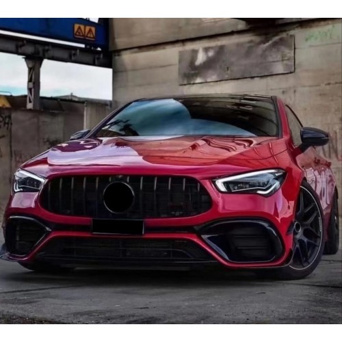 W118 CLA IÇIN UYUMLU CLA 45 GÖRÜNÜM FULL BODY KIT (ÖN TAMPON , PANJUR,DIFÜZÖR,EGZOZ)