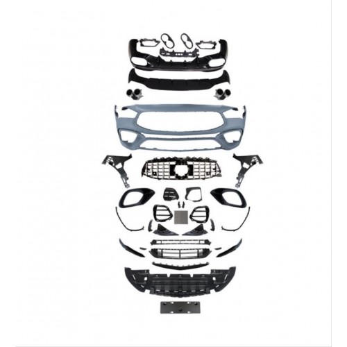 W118 CLA IÇIN UYUMLU CLA 45 GÖRÜNÜM FULL BODY KIT (ÖN TAMPON , PANJUR,DIFÜZÖR,EGZOZ)