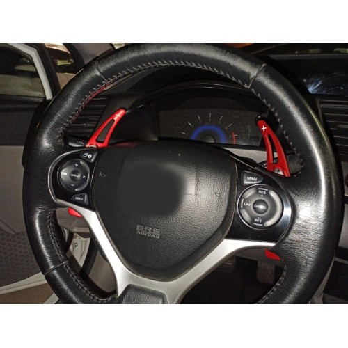 CIVIC FB7 2012-2015 IÇIN UYUMLU  PADDLE SHIFT (F1 VITES KULAKCIK)  KIRMIZI