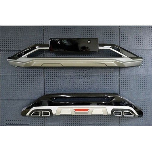 TUCSON IÇIN UYUMLU 2021-2023 ÖN ARKA TAMPON KORUMA (Parlak Siyah)