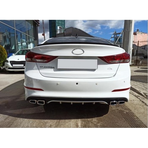ELANTRA 2016-2019 IÇIN UYUMLU 4 EGZOZ SILVER DIFÜZÖR