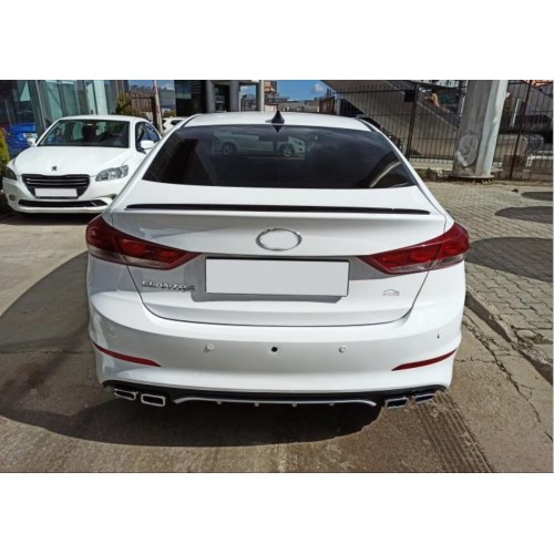ELANTRA 2016-2019 IÇIN UYUMLU 4 EGZOZ SILVER DIFÜZÖR