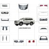 LAND CRUISER 2008-2015 IÇIN FACELIFT BODY KIT (2016+ IÇIN UYUMLU GÖRÜNÜM)