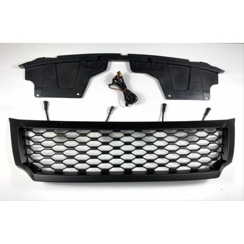 NAVARA NP300 (2015-2020) IÇIN UYUMLU LEDLI PETEK PANJUR- SIYAH