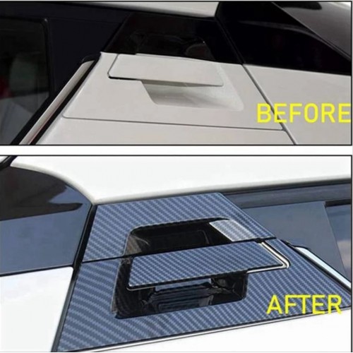 C-HR 2016-2019 IÇIN UYUMLU ARKA KAPI KOLU KAPLAMA KARBON