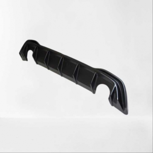 GOLF 8 IÇIN UYUMLU  GTI DIFUZOR (PIANO BLACK) - ÇIFT EGZOZ (Life,Style,Impression Paket için)