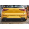 GOLF 8 IÇIN UYUMLU  GTI DIFUZOR (PIANO BLACK) - ÇIFT EGZOZ (Life,Style,Impression Paket için)