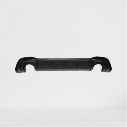 GOLF 8 IÇIN UYUMLU  GTI DIFUZOR (PIANO BLACK) - ÇIFT EGZOZ (Life,Style,Impression Paket için)