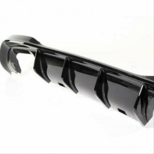 GOLF 8 IÇIN UYUMLU R DIFUZOR (PIANO BLACK) - 4 EGZOZ  (Life,Style,Impression Paket için)