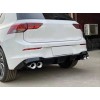 GOLF 8 IÇIN UYUMLU R DIFUZOR (PIANO BLACK) - 4 EGZOZ  (Life,Style,Impression Paket için)