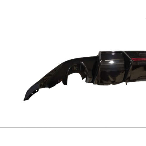 POLO 2018+ IÇIN UYUMLU  MK6 ÇIFT EGZOZ DIFUZOR (PIANO BLACK)