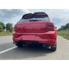 POLO 2018+ IÇIN UYUMLU  MK6 ÇIFT EGZOZ DIFUZOR (PIANO BLACK)