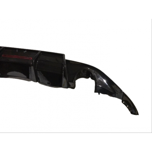 POLO 2018+ IÇIN UYUMLU  MK6 ÇIFT EGZOZ DIFUZOR (PIANO BLACK)