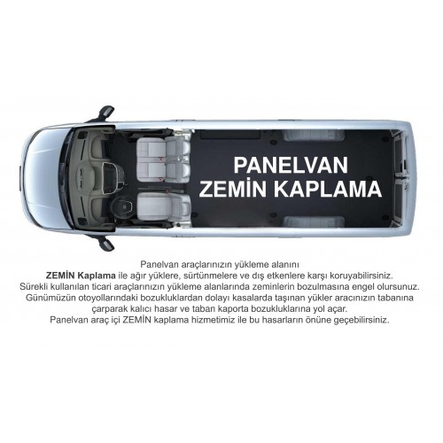 Fiat Scudo Kısa Şase Yeni Kasa Zemin Kaplama (Çift Sürgülü)