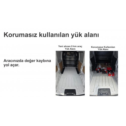 Fiat Scudo Kısa Şase Yeni Kasa Zemin Kaplama (Çift Sürgülü)